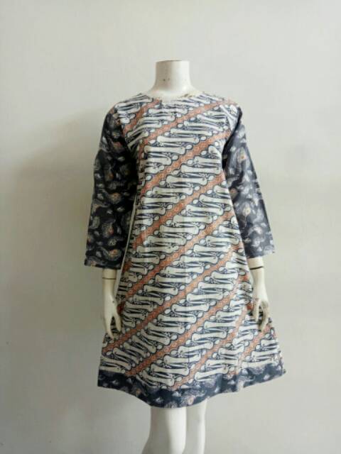 TUNIK AYU EKSPRESO | DRESS BATIK SIMPLE