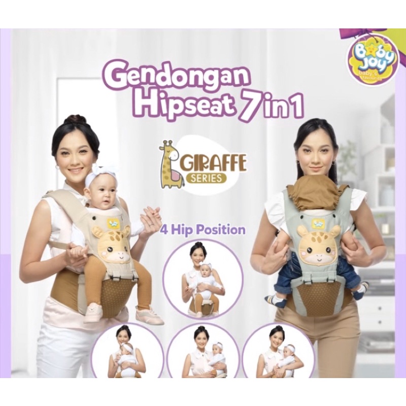 Babyjoy hip seat seri giraffe