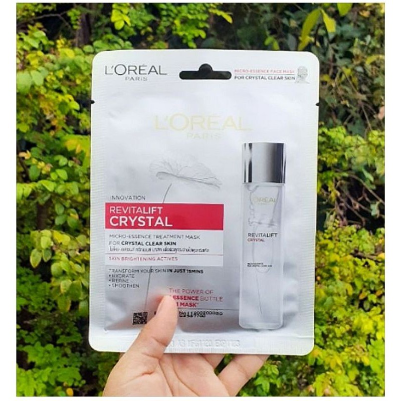 L'Oreal Paris Revitalift Crystal Micro Essence Serum mask