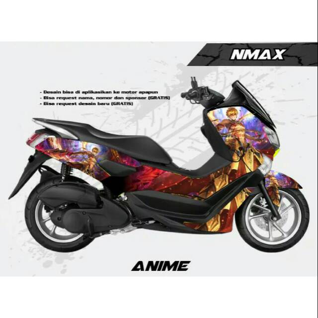 DECAL NMAX ANIME FULLBODY STICKER VARIASI