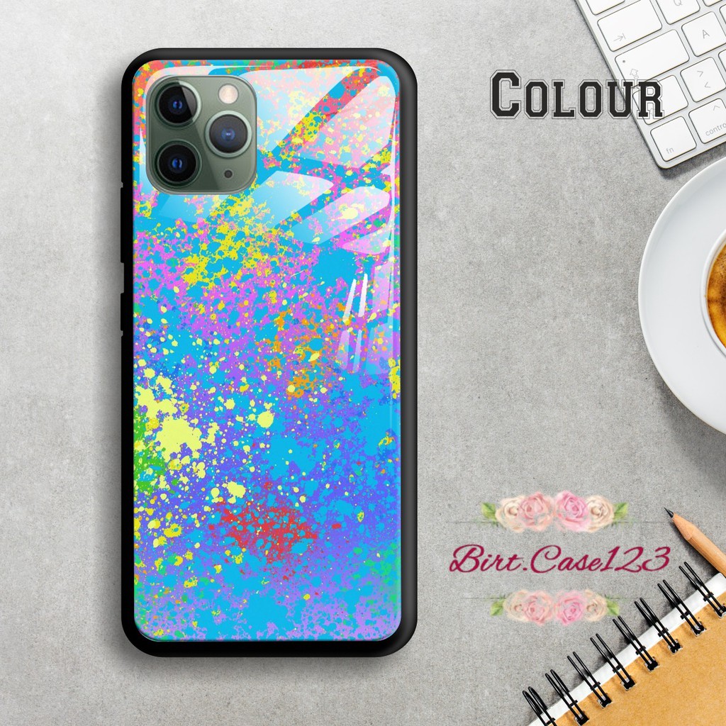 Back case glass COLOUR Realme C1 C2 C3 U1 2 2 Pro 3 Pro 5 5i 5s Pro 6 Pro X Xt C11 C15 c12 7 BC1381