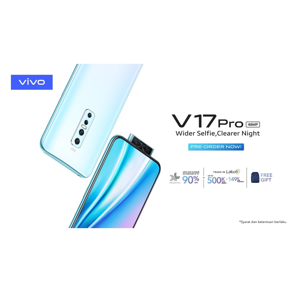 VIVO V17 PRO RAM 8/128 GB GARANSI RESMI VIVO INDONESIA