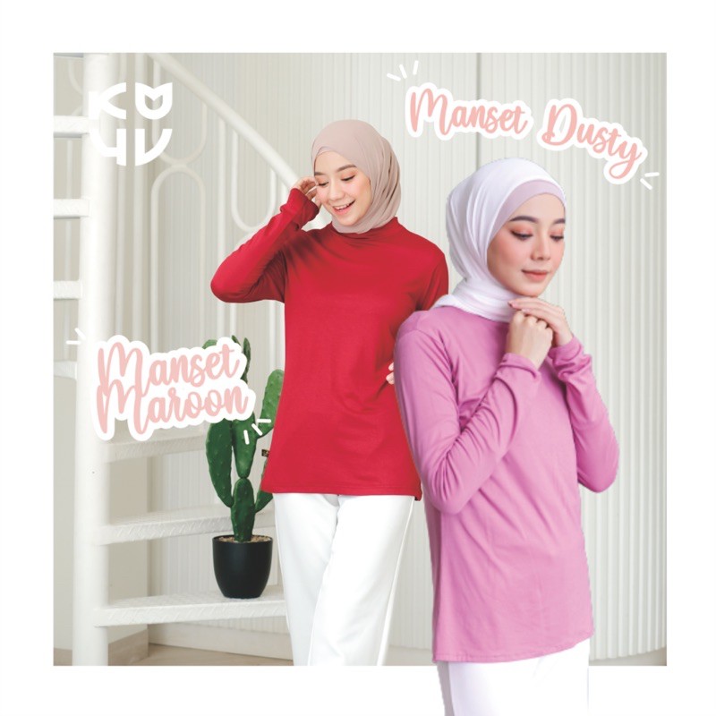 Koyu Hijab Manset Daleman Baju Best Seller /Iner Manset Baju