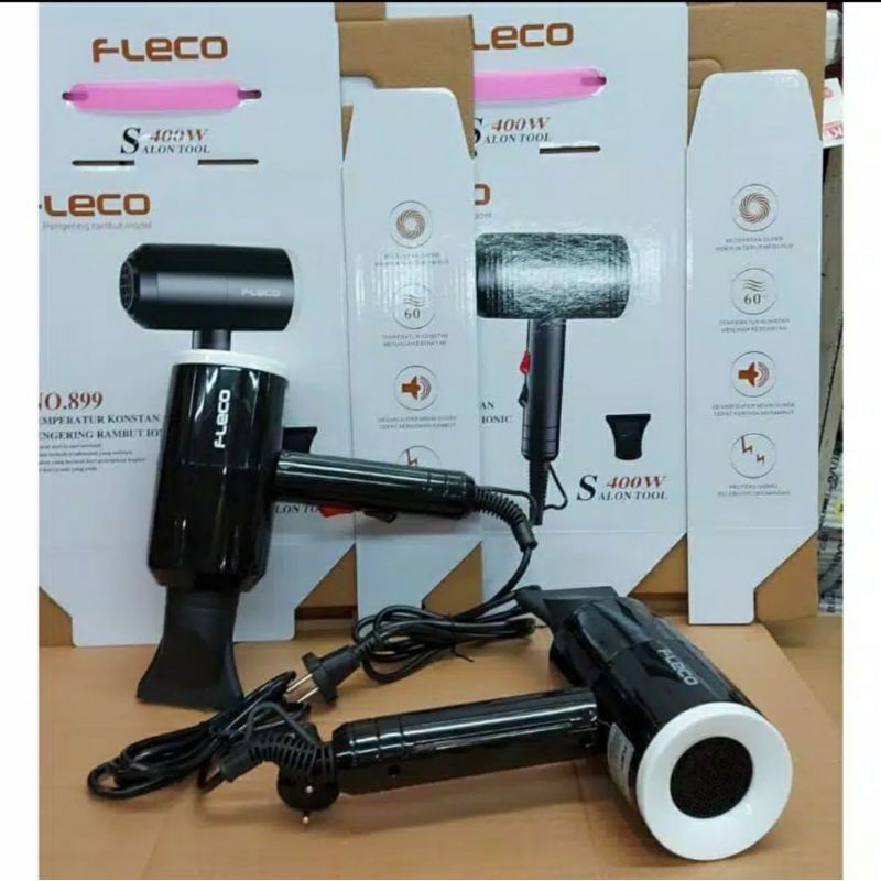 Bisa cod Hair Drayer Fleco NO.899 Alat Pengering Rambut Daya 400 Watt Origanal