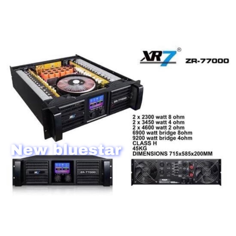 Power XR7 ZR 77000 Original Amplifier ZR77000 Class H