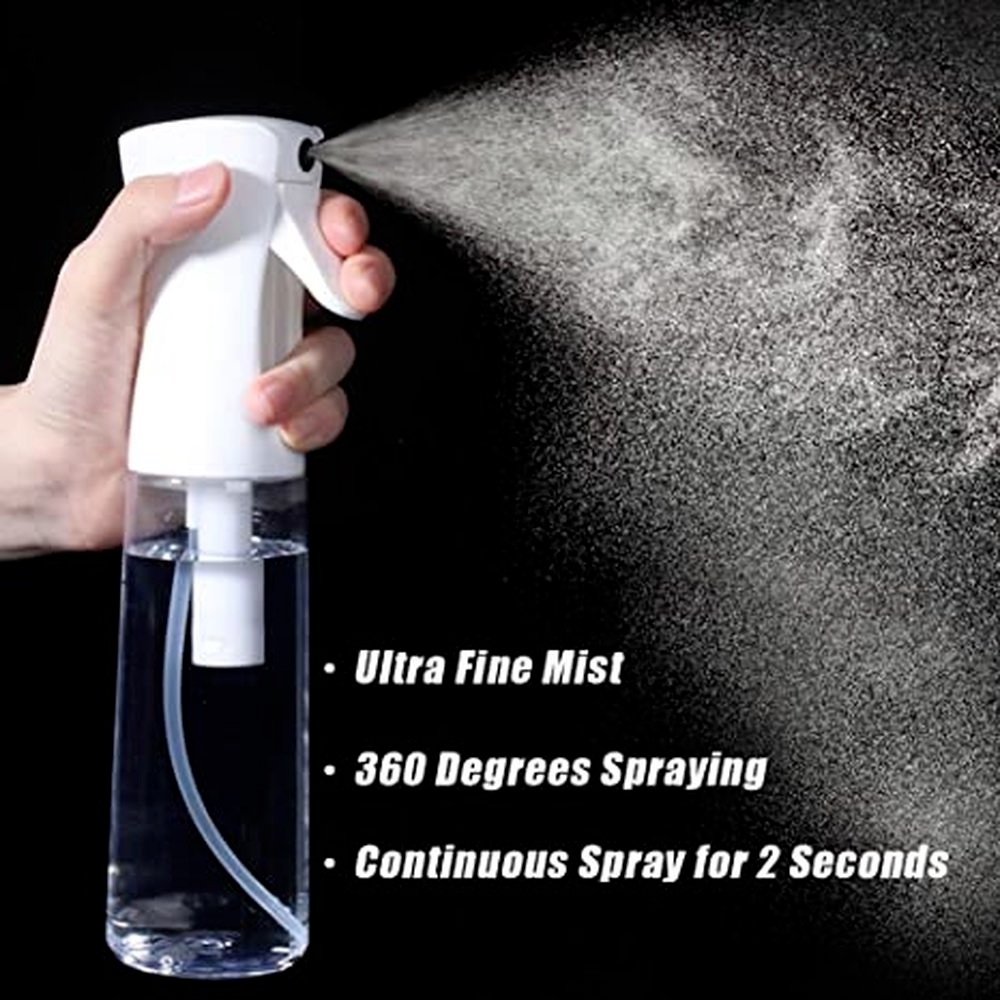 [Featured] 300ml Transparent Continuous 2S Ultra-Fine Continuous Water Drop Spray Bottle