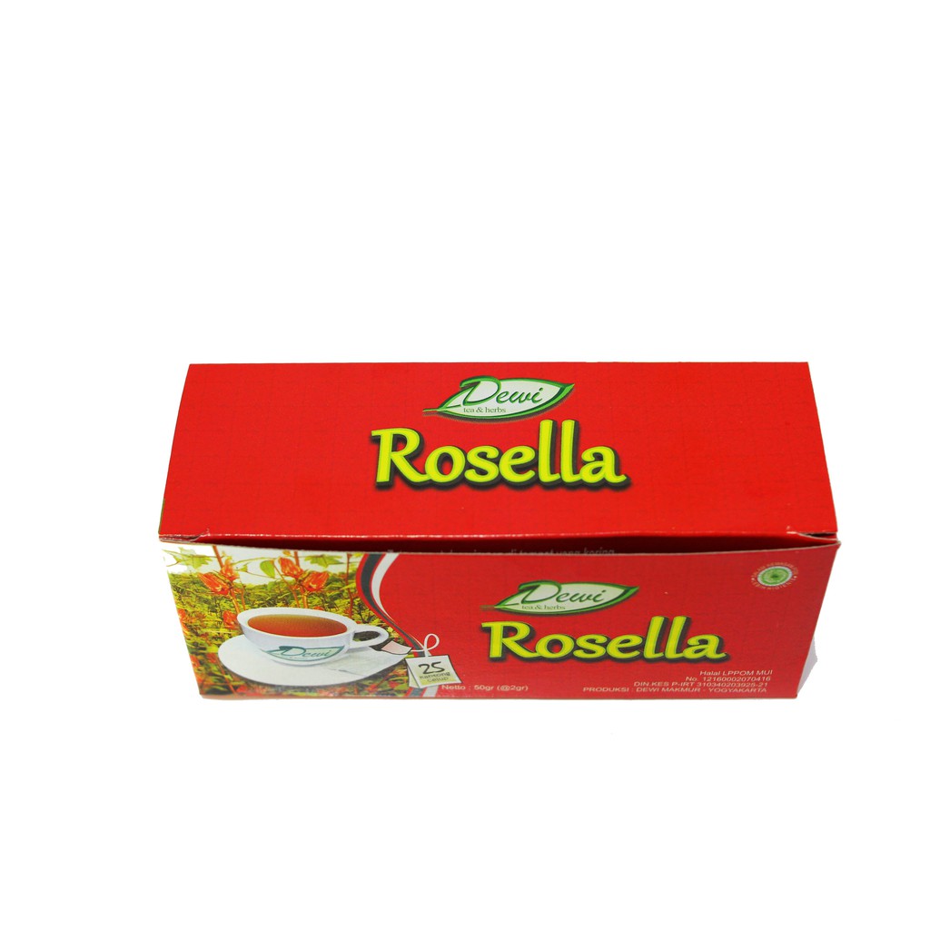 

Teh herbal bunga rosella (bentuk kantung celup)