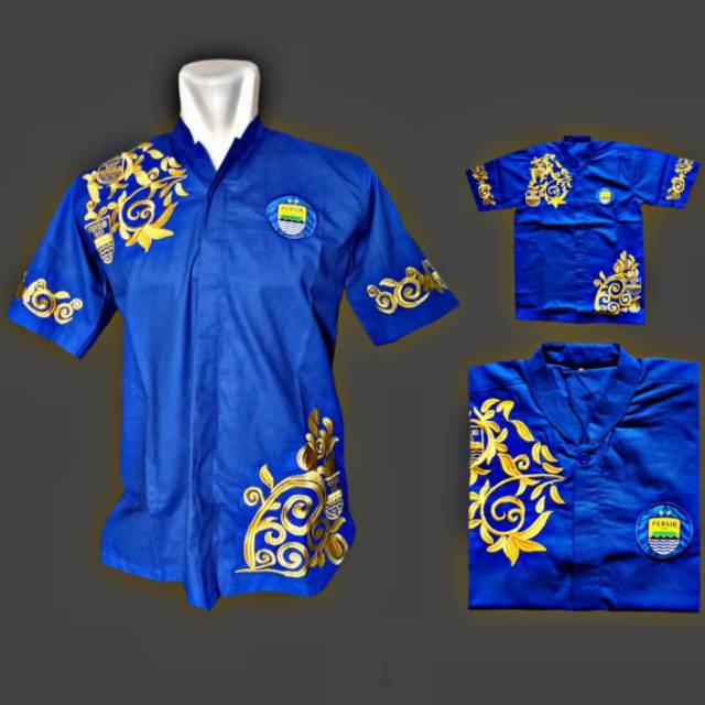 Baju muslim koko persib bandung pria dewasa fashion muslim atasan koko pria
