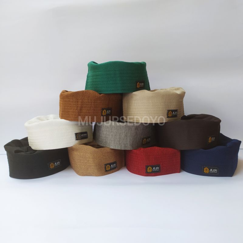 Peci Ijazi Label Kopiah Habib Bulat Kain Haqqani Ijaji Syech Syekh Assegaf