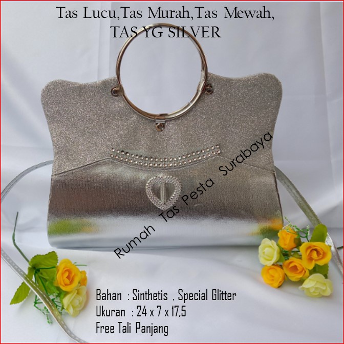 Tas Lucu,Tas Murah,Tas Mewah,TAS YG SILVER