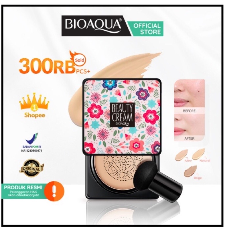 (BISA COD) BIOAQUA BB CREAM WHITENING BEAUTY CREAM 20gr