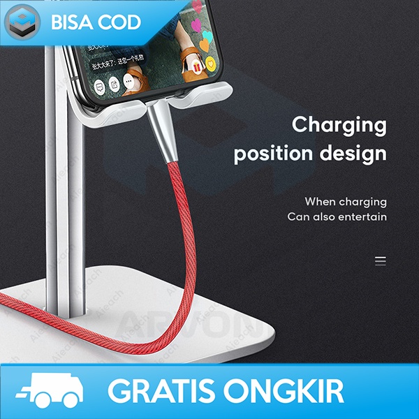 STAND HOLDER SMARTPHONE TELESCOPIC 2 GEN PENYANGGAH HP KUAT ANTI SLIP