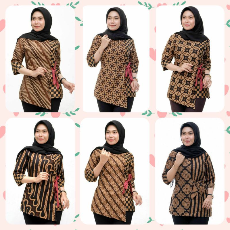 Atasan Batik Wanita PPBTK07 Modern Batik murah Cassual Atasanbatik Wanitabatik /Atasanwanita...