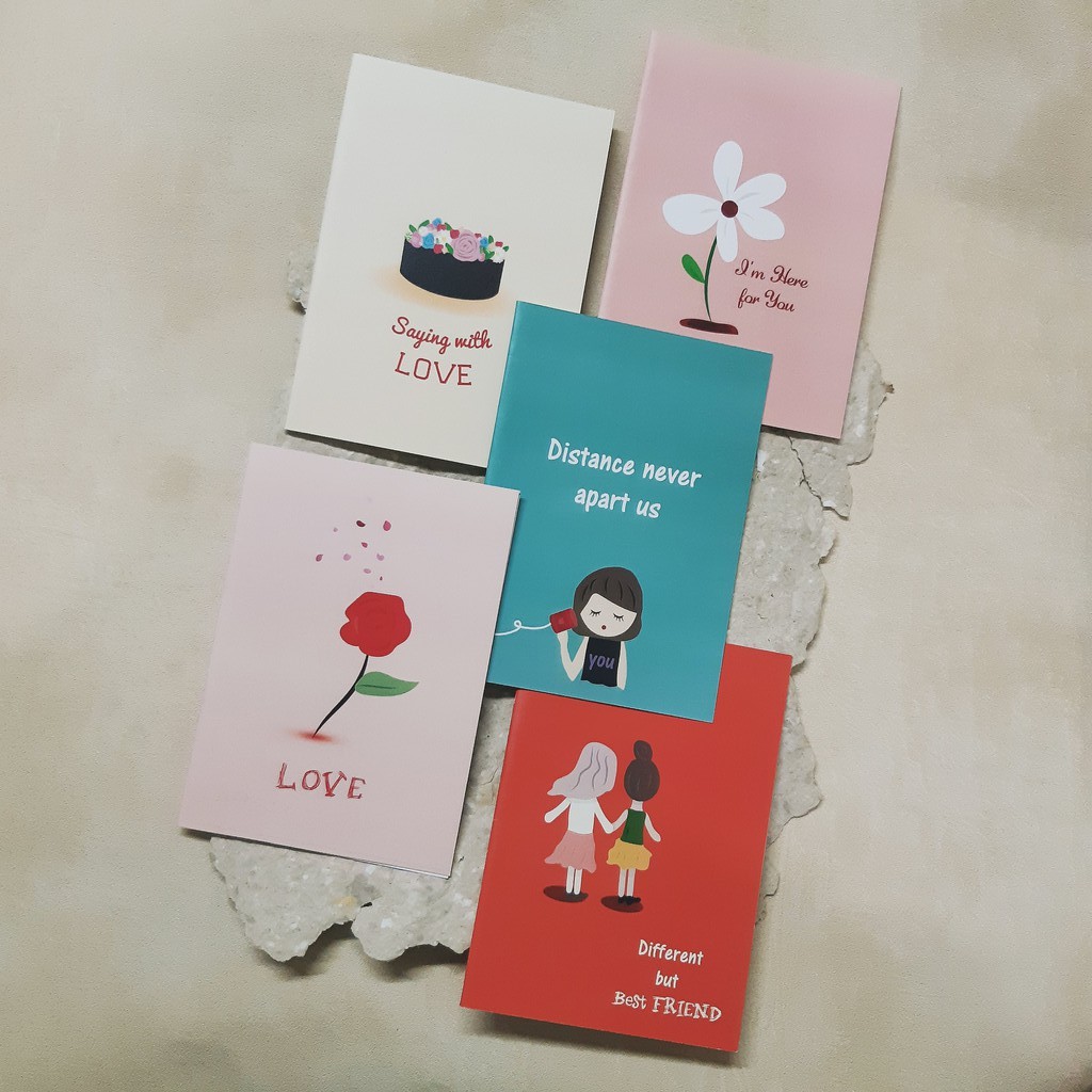 

Afterme Design | Friends Lettering Greeting Card | Kartu Ucapan bisa pilih model