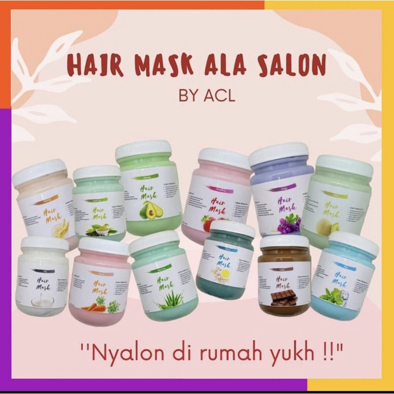 (COD) BPOM Hair Mask Creambath Masker ala Salon by ACL