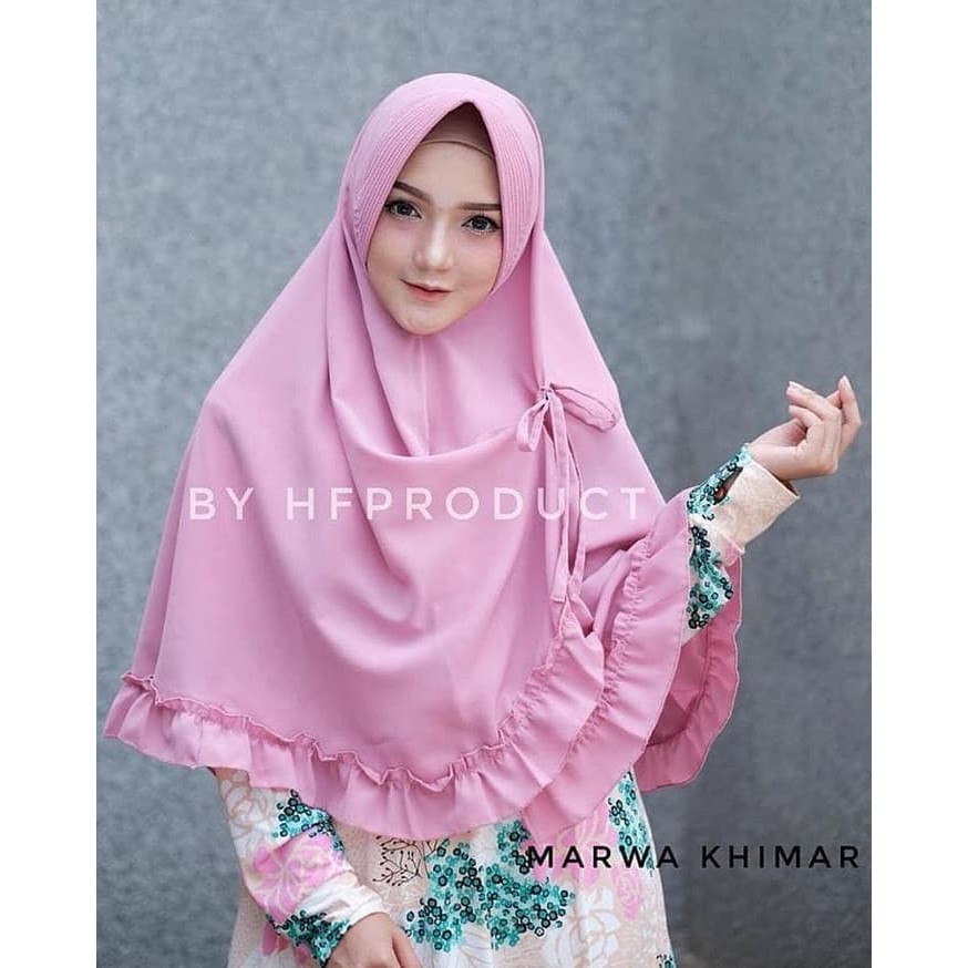 KHIMAR KIKIS REMPEL SEDANG | khimar instan | khimar syar'i rempe | Hijab Instan wolfis-2