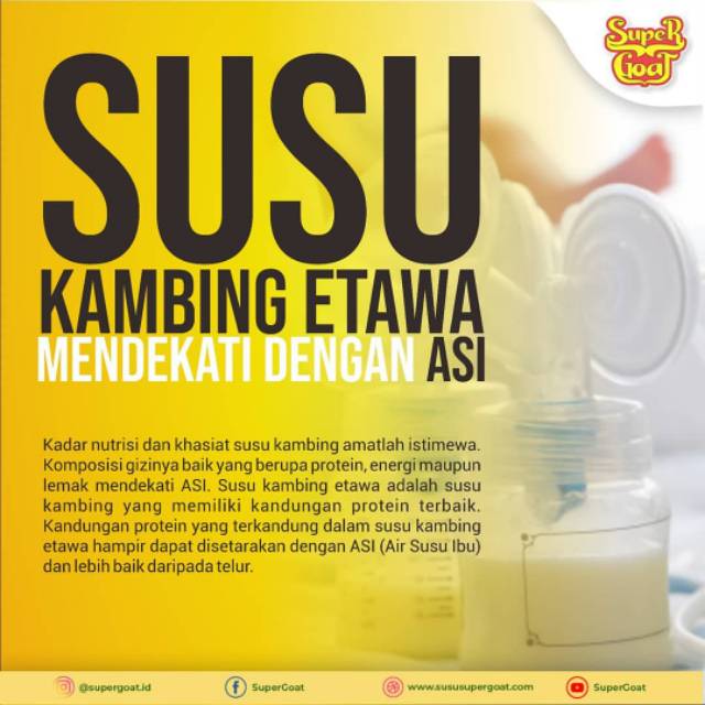Super Goat Susu Kambing Etawa Bubuk Dengan Gula Aren Shopee Indonesia