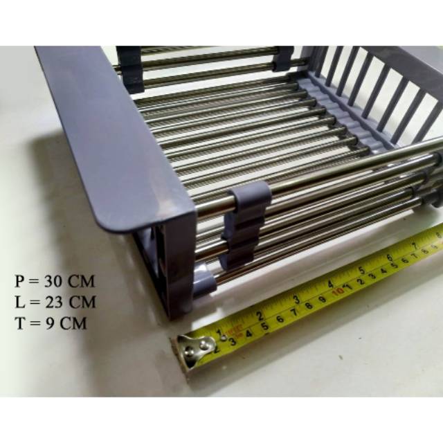 Rak  stainless/ Wadah BCP cuci buah sayur dll / Tempat cuci sayur buah dll/ Bak cuci piring