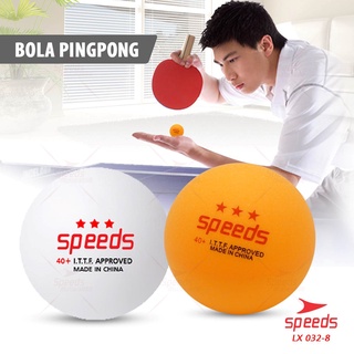 SPEEDS Bola PingPong Tenis Meja Bintang 3 isi 1 pcs Original Import LX 032-8