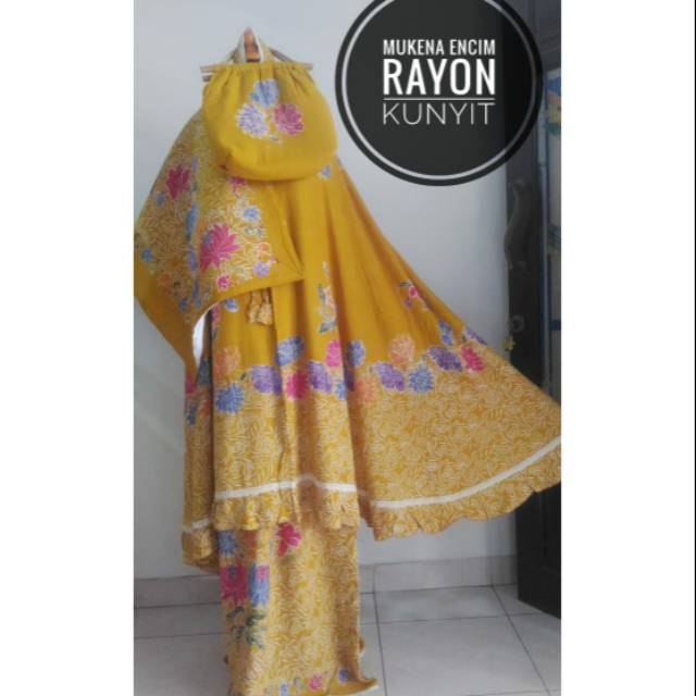 Mukena Encim Batik Cap