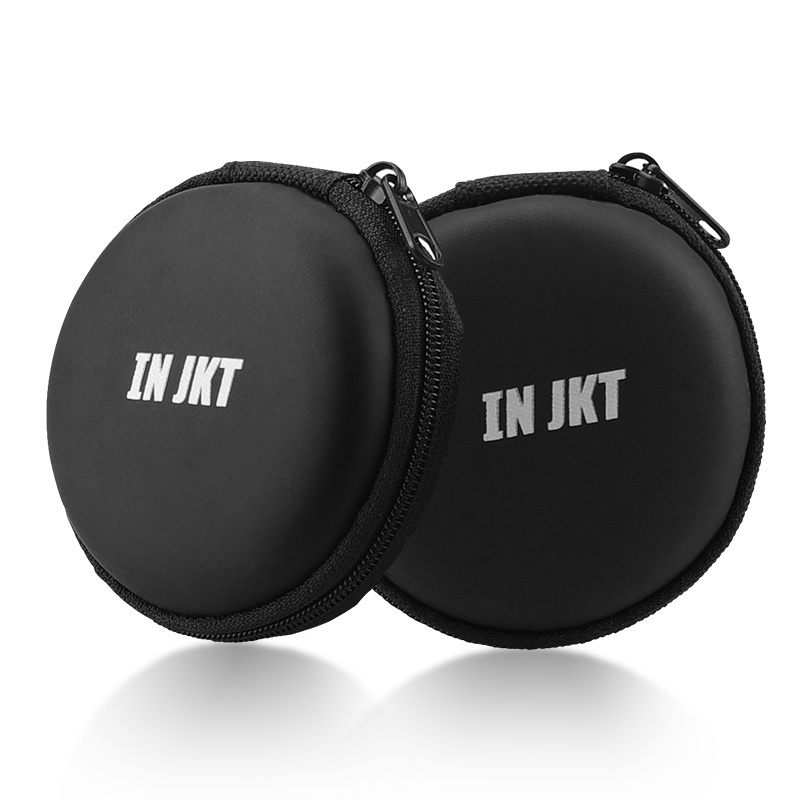 Wierd Headset Mini Bag Earphone Gaming Case Wallet Key Paket Water Proof Storage Bag Black Long or Round Dompet Dompet Kunci Koin