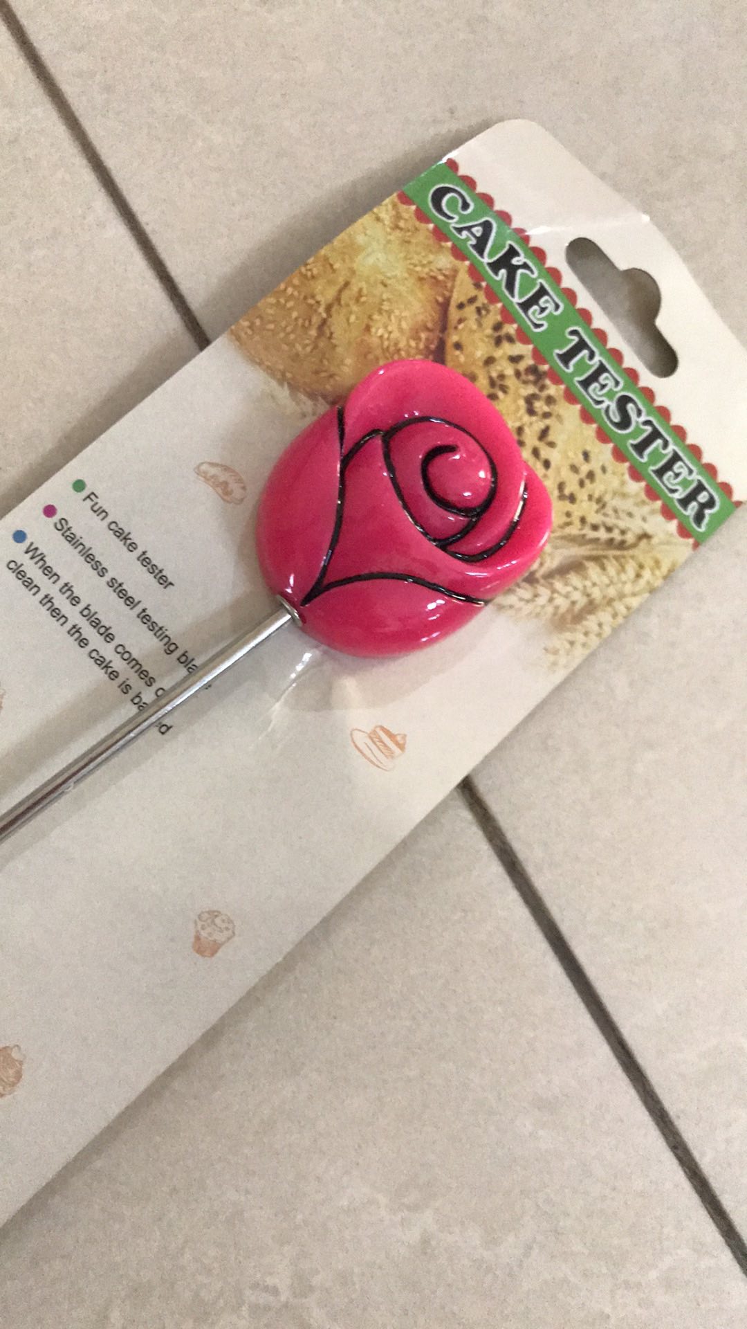 Alat Tester Kue Model Jarum Panjang Bahan Stainless Steel Untuk Perlengkapan Dapur