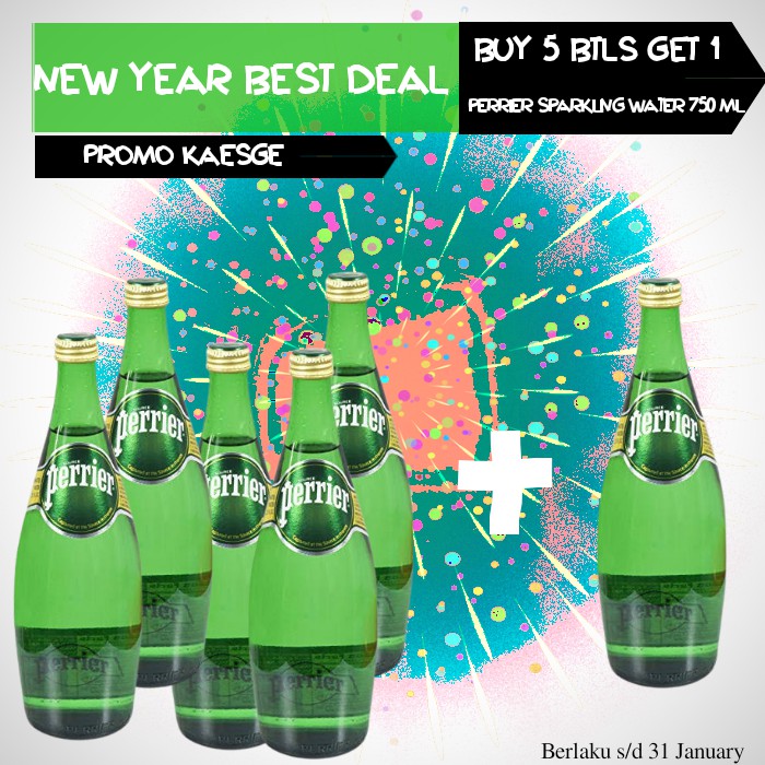 

PERRIER NATURAL SPARKLING WATER 750 ML