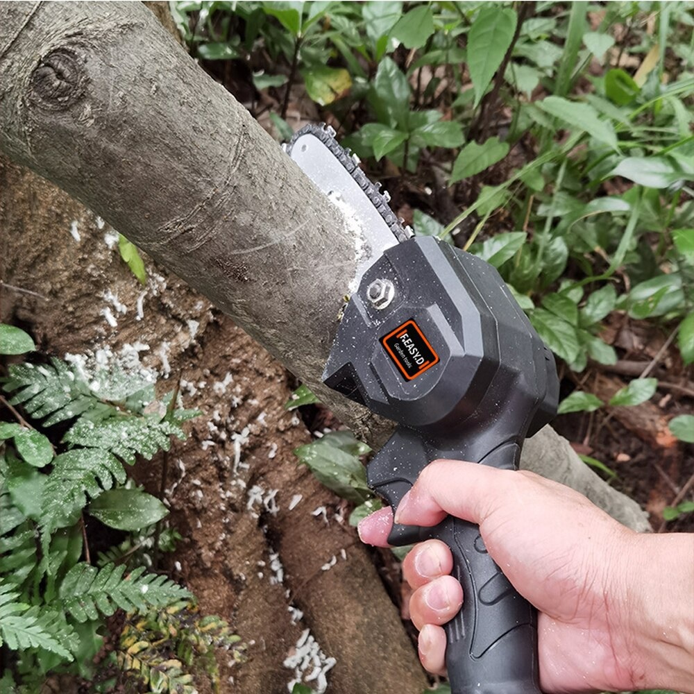 Mini Electric Chainsaw 4 inch - Gergaji Listrik Portabel untuk Kayu