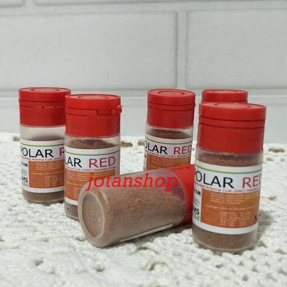 Polared Polar Red Artemia Instant Shell 10gr 10gram 10 gram