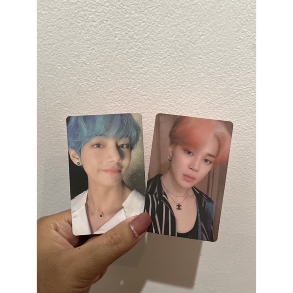 photocard bts persona jimin & v