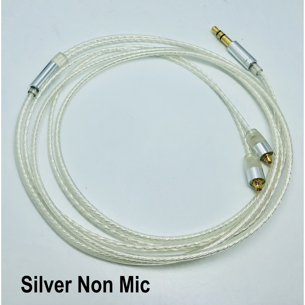 Smooth Sound New Upgrade Silver Plated MMCX Cable Replacement
