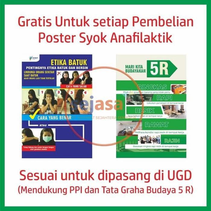 Sale Poster Petunjuk Syok Anafilaktik Bonus Poster 5r New Parts Shopee Indonesia