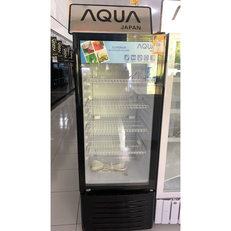 AQUA Showcase Display Cooler - 165 Liter - AQB 181 4 rak
