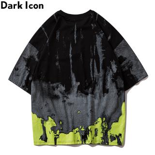  Kaos  T Shirt Lengan Pendek Hip Hop Crewneck Motif Tie  Dye  