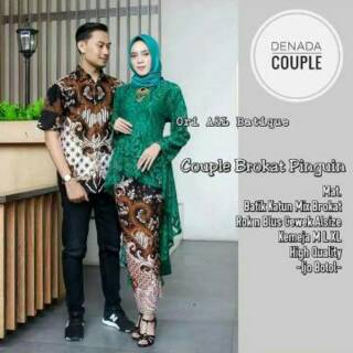 Kebaya couple murah / kebaya tunangan / batik sarimbit / batik couple / baju couple tunangan ...