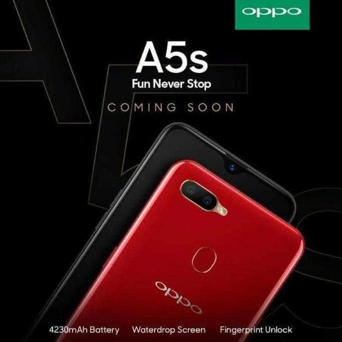 TERMURAH Oppo A5s ram 3gb/32gb - Hitam READY STOCK