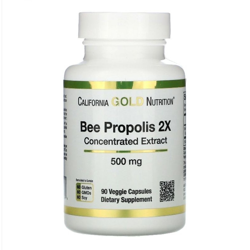 California Gold Bee Propolis 2X Extract 500mg