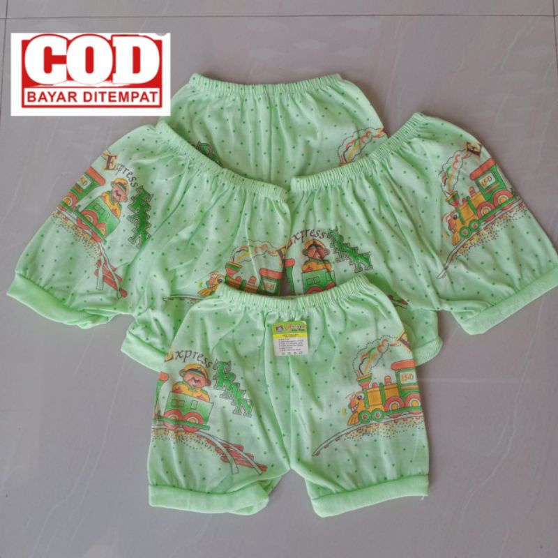 Celana bayi PENDEK motif sablon