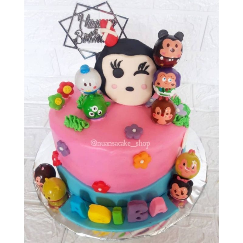 

KUE ULANG TAHUN TSUM TSUM / CAKE ULTAH / TSUM TSUM CAKE