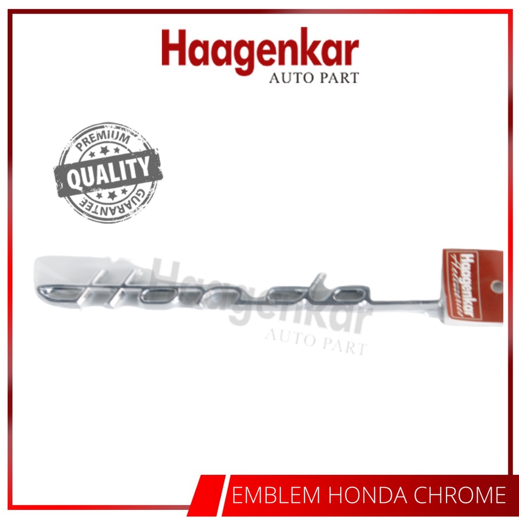 EMBLEM / LOGO HONDA CHROME VCS 0002 (tulisan latin)
