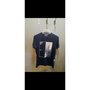 kaos navy atasan pria bombboogie