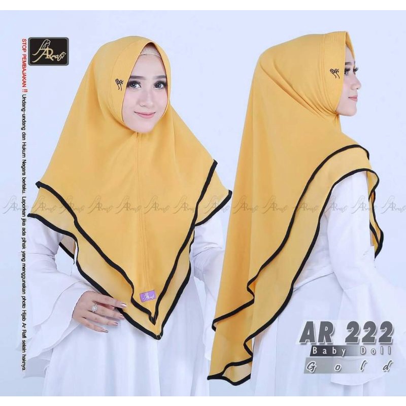 HijabArrafi AR 222 syari instan