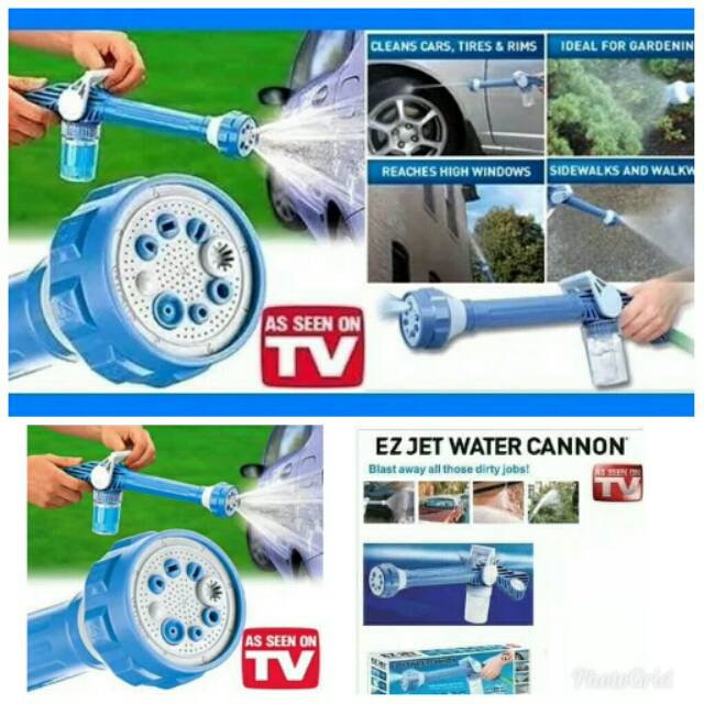 EZ JET WATER CANNON 8 IN 1 - ALAT SEMPROT AIR SERBAGUNA