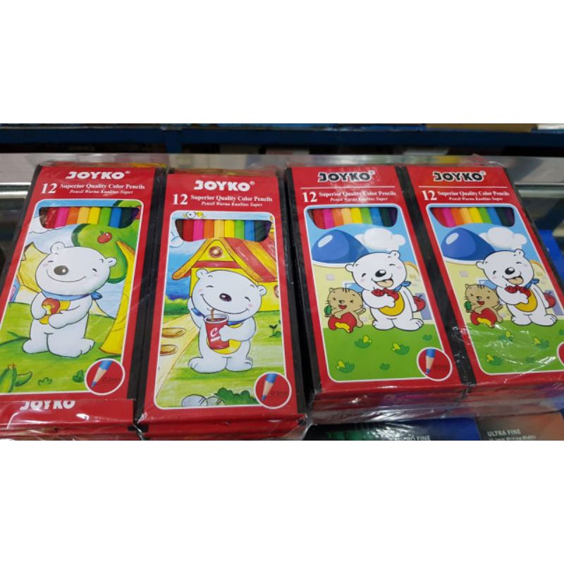 

Joyko pensil warna isi 12 pcs