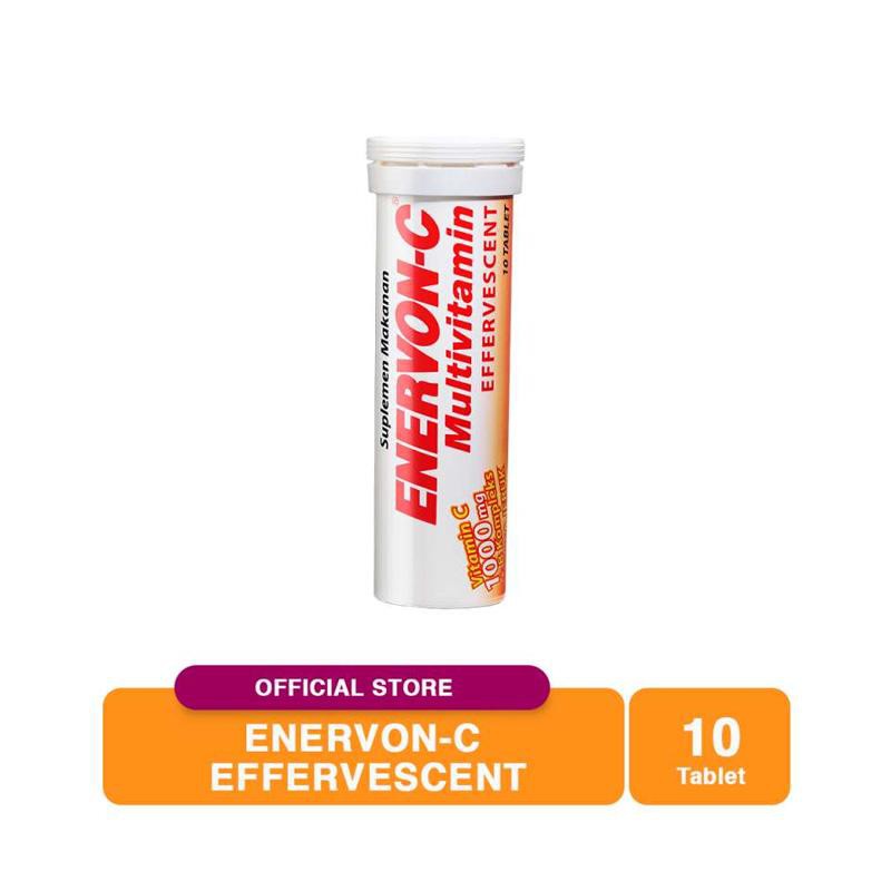 ORIGINAL!!  ENERVON C EFFERVESCENT 10 TABLET / VIT C 1000 MG + B KOMPLEKS !!