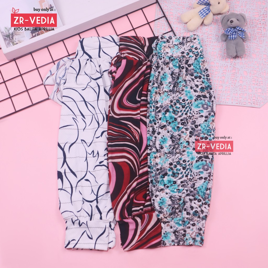 Aladin Carlissa uk 5-6 Tahun / Celana Panjang Anak Perempuan Murah Pants Bahan Adem Motif Grosir