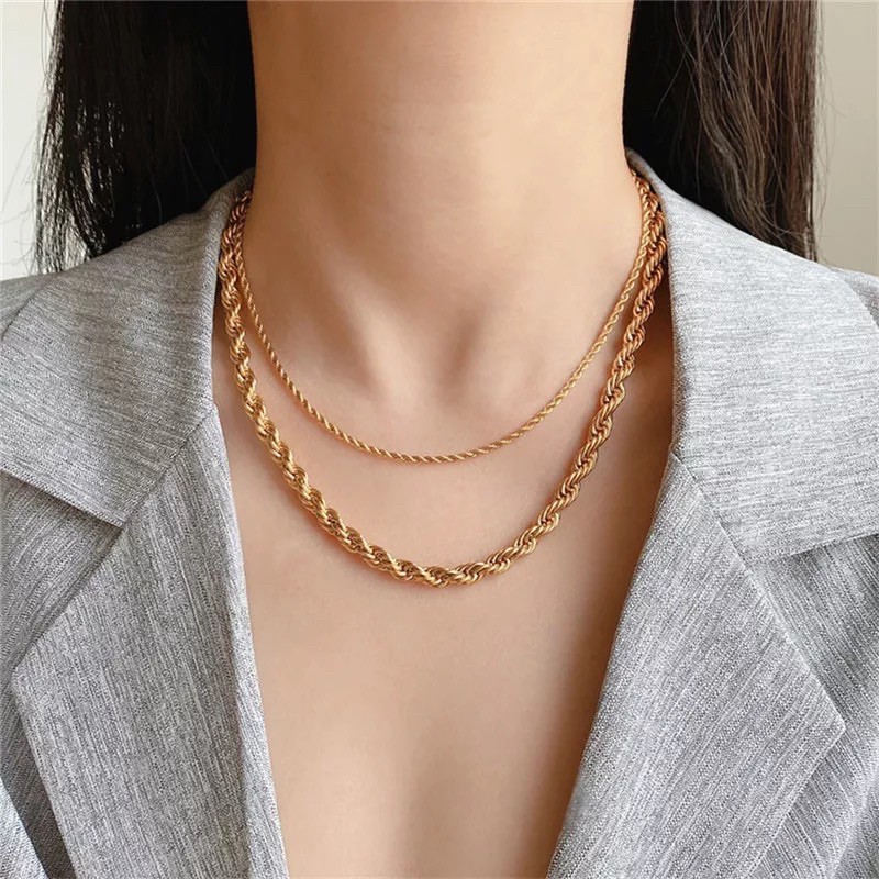 Ark.co - KALUNG Marais necklace (per 1 pc) gold rope rantai statement