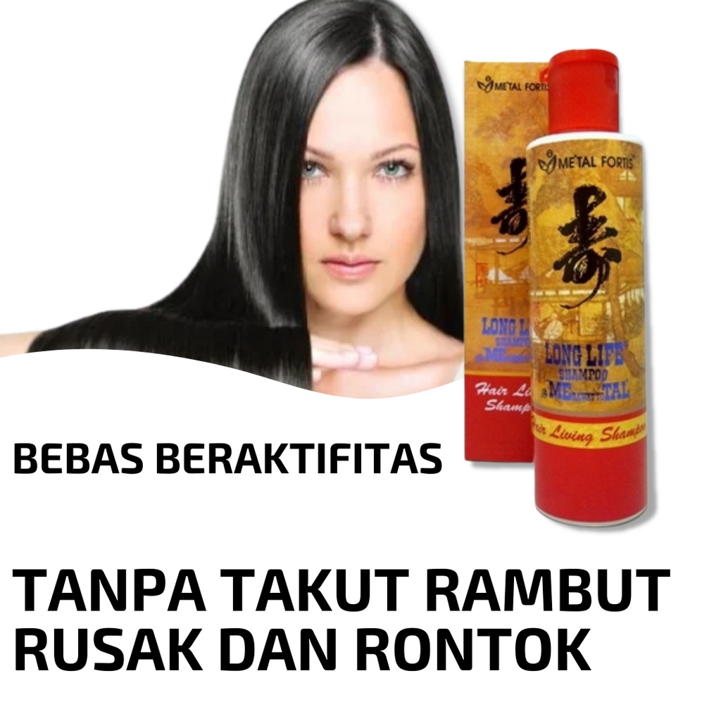 Sampo Pemanjang Rambut Dengan Cepat Wanita 100 ml Shampo Kuda Buat Manjangin Rambut Sampo Penebal Sa