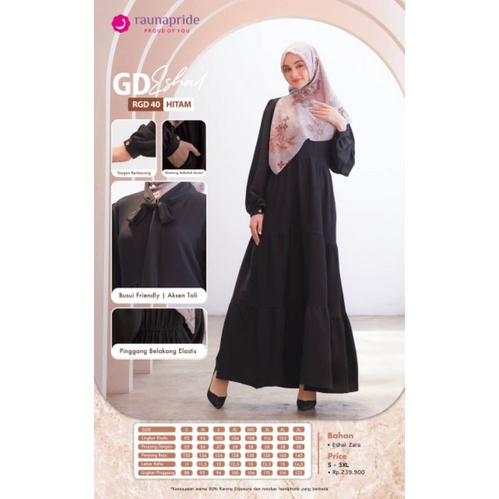 Baju Gamis rauna RGD 40