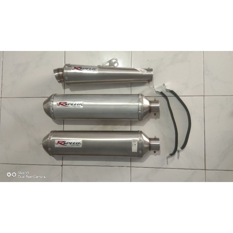 SLINCER KNALPOT RSPEED ORIGINAL, KNALPOT STAINLEES, KNALPOT RACING